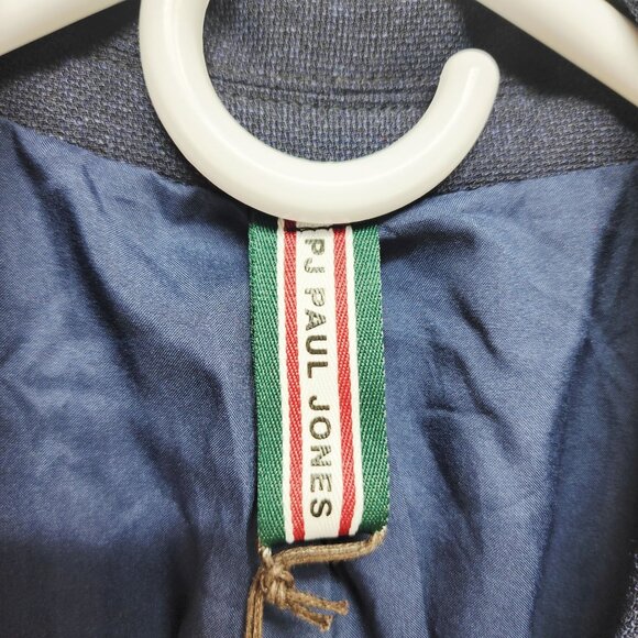 PJ Paul Jones Mens Blazer Jacket Size XL Navy Blue Single-Breasted - Picture 4 of 9